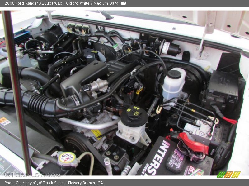 Oxford White / Medium Dark Flint 2008 Ford Ranger XL SuperCab