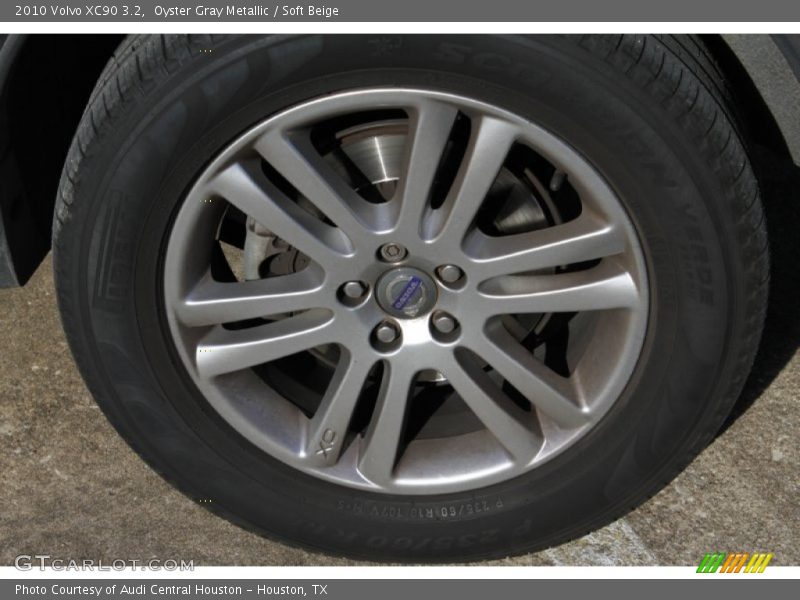 Oyster Gray Metallic / Soft Beige 2010 Volvo XC90 3.2
