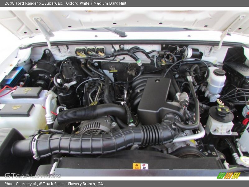 Oxford White / Medium Dark Flint 2008 Ford Ranger XL SuperCab