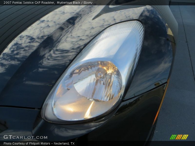 Mysterious Black / Ebony 2007 Pontiac Solstice GXP Roadster