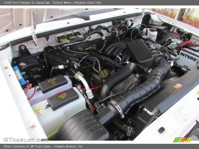 Oxford White / Medium Dark Flint 2008 Ford Ranger XL SuperCab