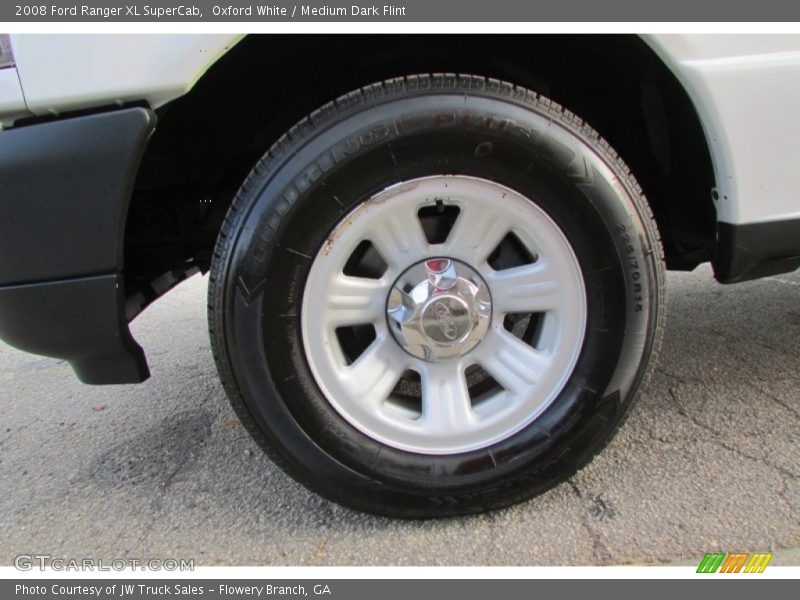 Oxford White / Medium Dark Flint 2008 Ford Ranger XL SuperCab