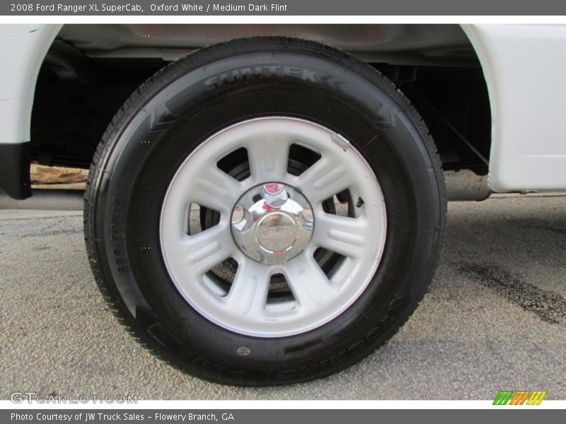 Oxford White / Medium Dark Flint 2008 Ford Ranger XL SuperCab