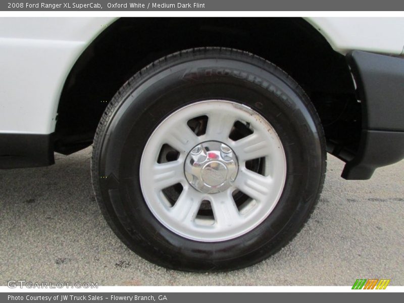 Oxford White / Medium Dark Flint 2008 Ford Ranger XL SuperCab