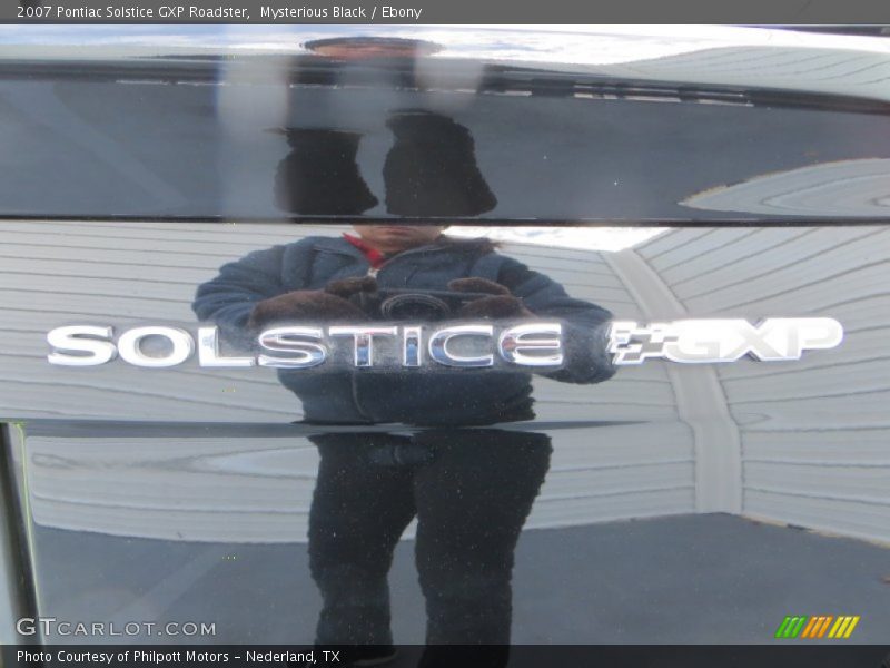 Mysterious Black / Ebony 2007 Pontiac Solstice GXP Roadster