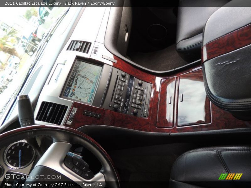 Black Raven / Ebony/Ebony 2011 Cadillac Escalade Luxury