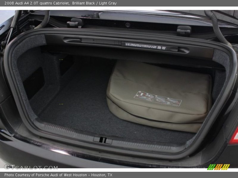Brilliant Black / Light Gray 2008 Audi A4 2.0T quattro Cabriolet