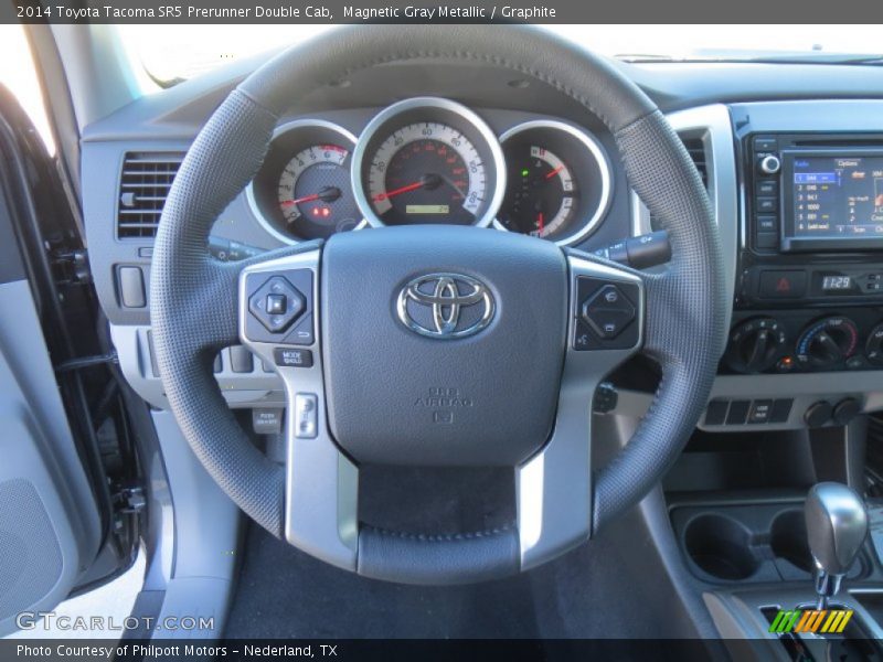 Magnetic Gray Metallic / Graphite 2014 Toyota Tacoma SR5 Prerunner Double Cab