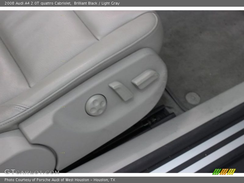 Brilliant Black / Light Gray 2008 Audi A4 2.0T quattro Cabriolet