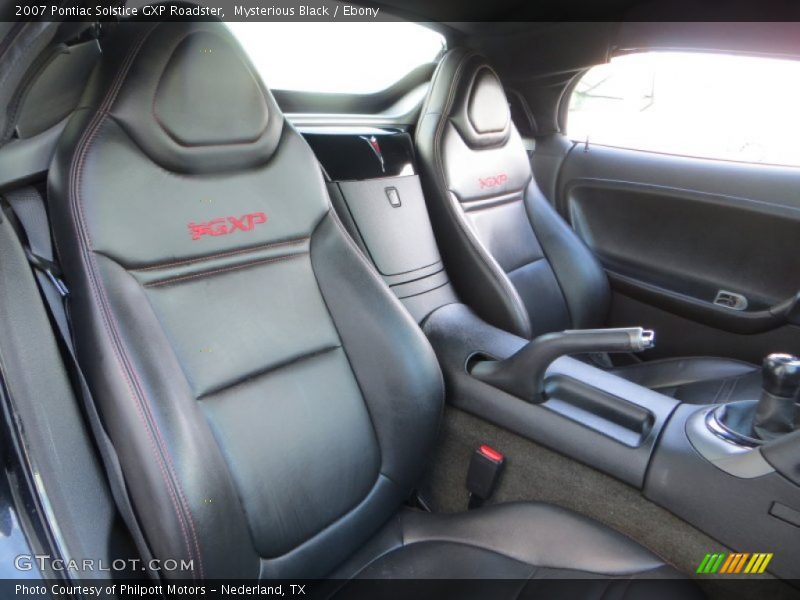 Mysterious Black / Ebony 2007 Pontiac Solstice GXP Roadster