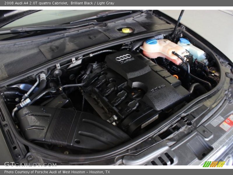 Brilliant Black / Light Gray 2008 Audi A4 2.0T quattro Cabriolet