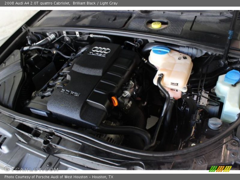 Brilliant Black / Light Gray 2008 Audi A4 2.0T quattro Cabriolet