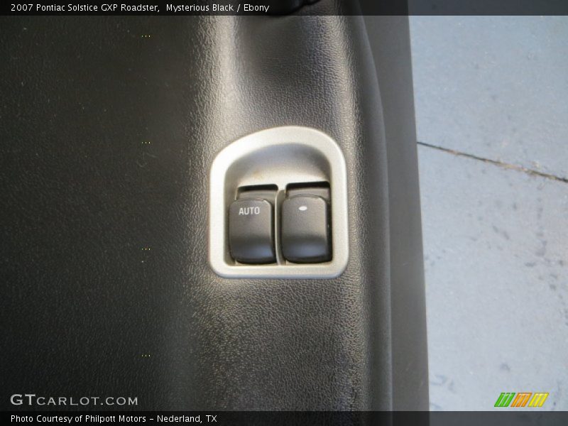 Mysterious Black / Ebony 2007 Pontiac Solstice GXP Roadster
