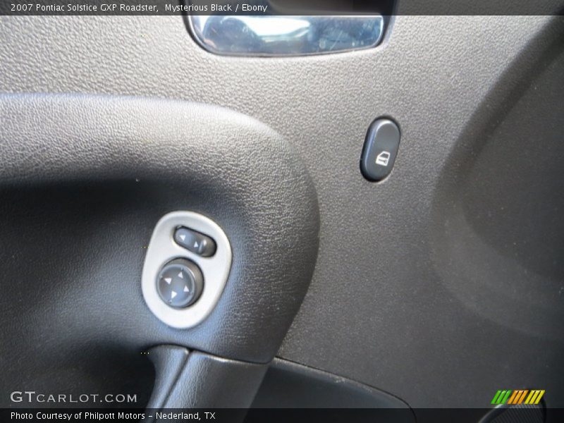 Mysterious Black / Ebony 2007 Pontiac Solstice GXP Roadster