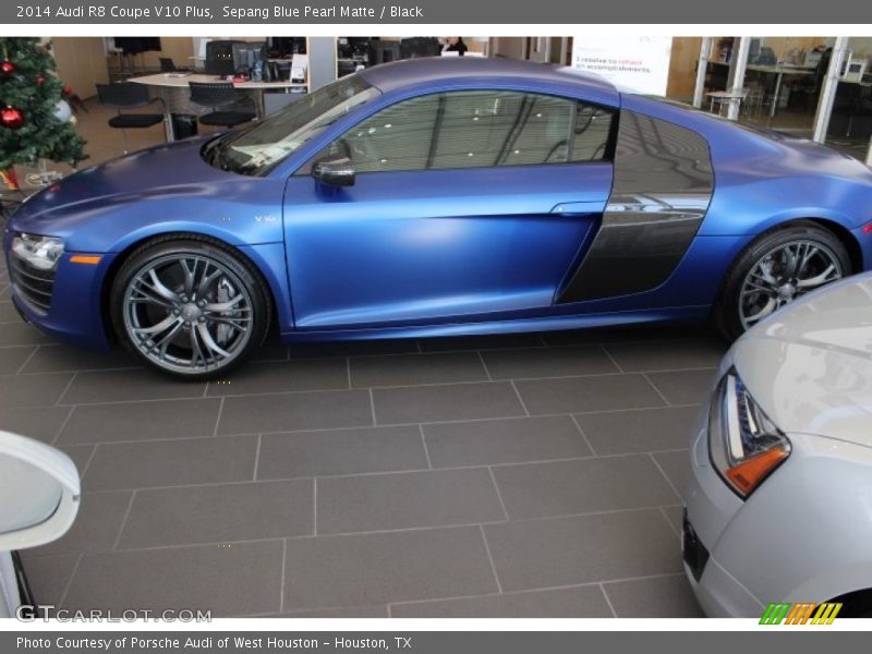  2014 R8 Coupe V10 Plus Sepang Blue Pearl Matte