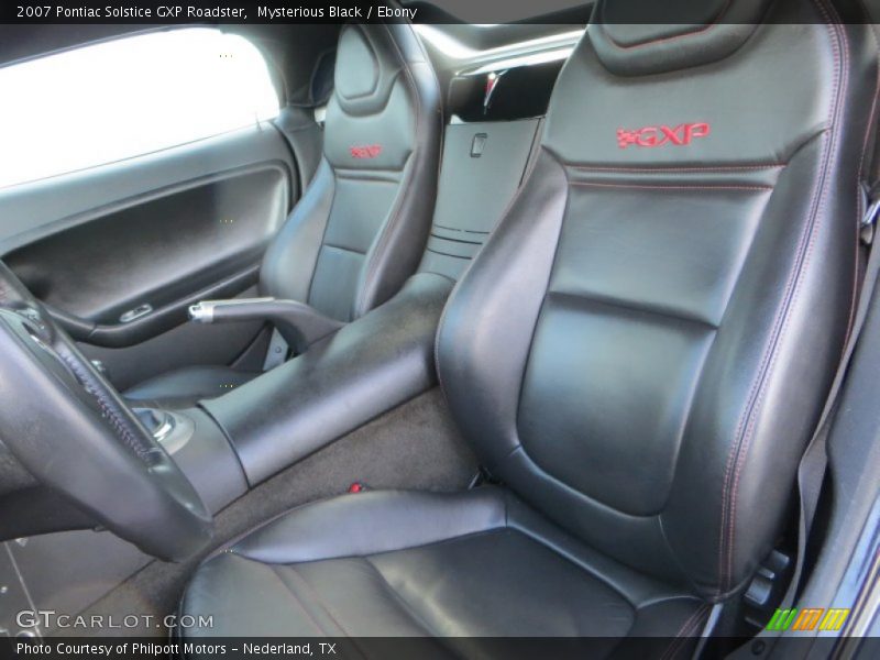 Mysterious Black / Ebony 2007 Pontiac Solstice GXP Roadster