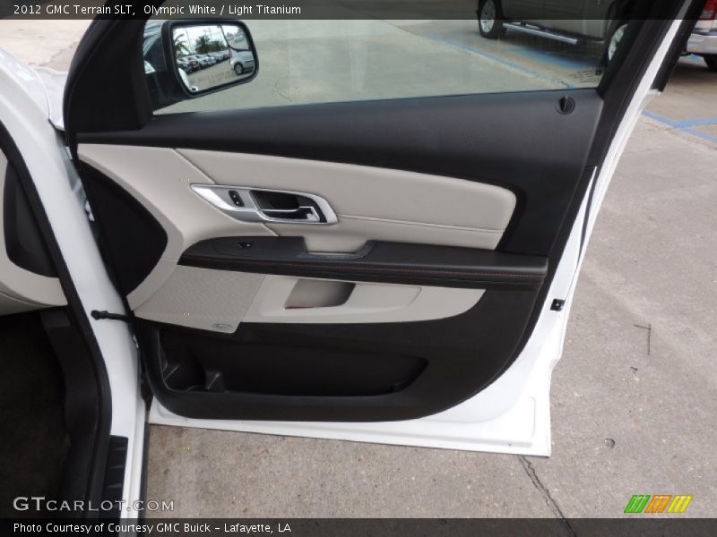 Olympic White / Light Titanium 2012 GMC Terrain SLT