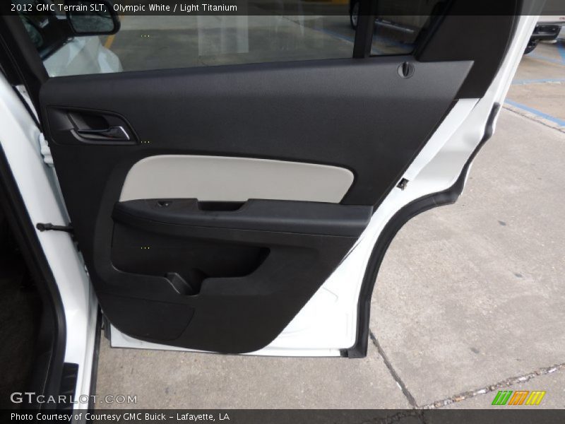 Olympic White / Light Titanium 2012 GMC Terrain SLT