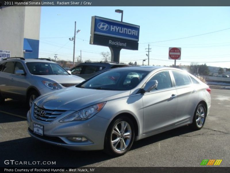 Radiant Silver / Gray 2011 Hyundai Sonata Limited