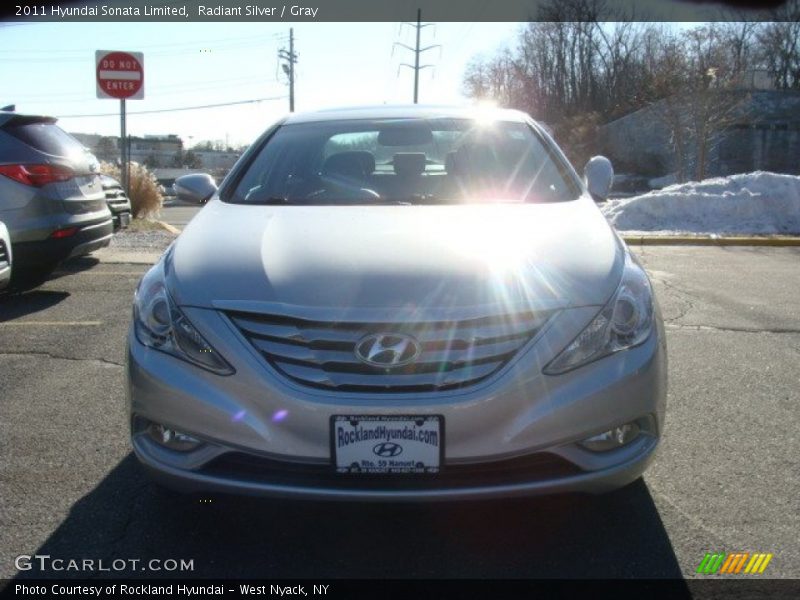 Radiant Silver / Gray 2011 Hyundai Sonata Limited
