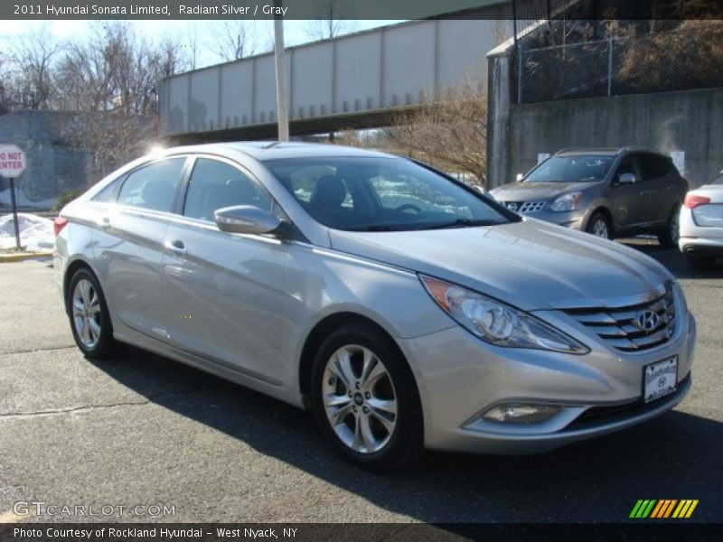 Radiant Silver / Gray 2011 Hyundai Sonata Limited