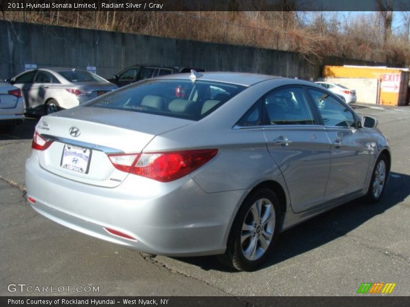 Radiant Silver / Gray 2011 Hyundai Sonata Limited