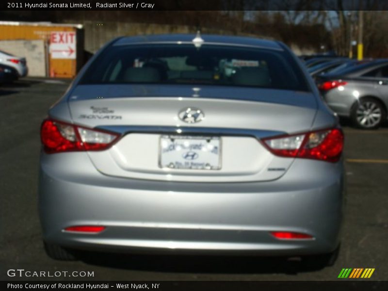 Radiant Silver / Gray 2011 Hyundai Sonata Limited
