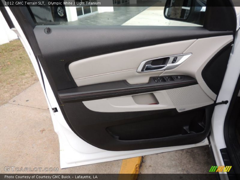 Olympic White / Light Titanium 2012 GMC Terrain SLT