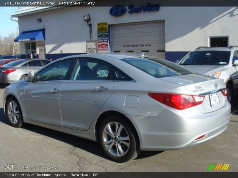 Radiant Silver / Gray 2011 Hyundai Sonata Limited