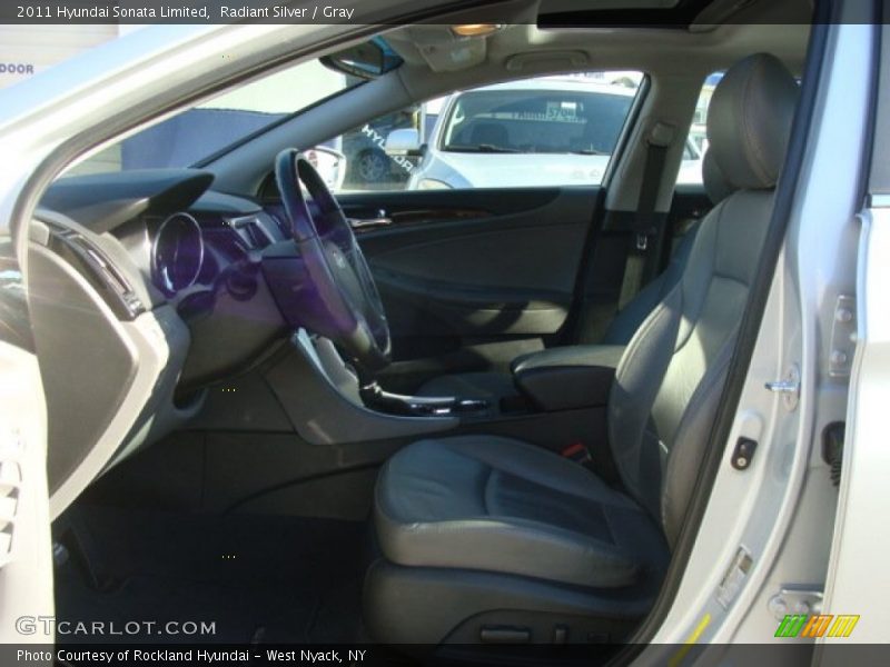 Radiant Silver / Gray 2011 Hyundai Sonata Limited