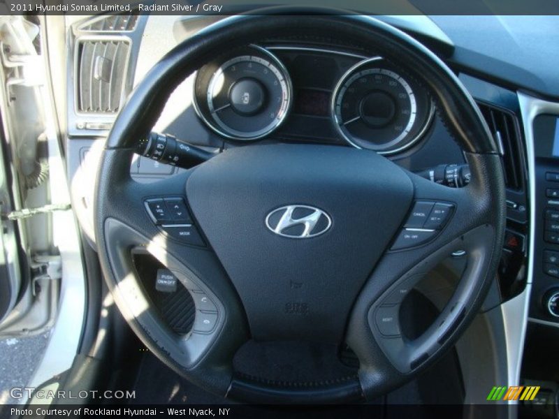 Radiant Silver / Gray 2011 Hyundai Sonata Limited