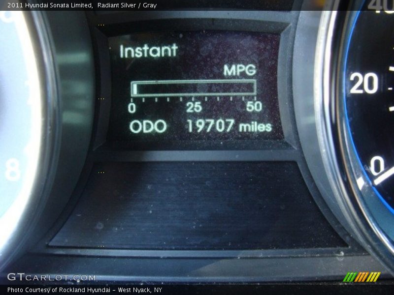Radiant Silver / Gray 2011 Hyundai Sonata Limited