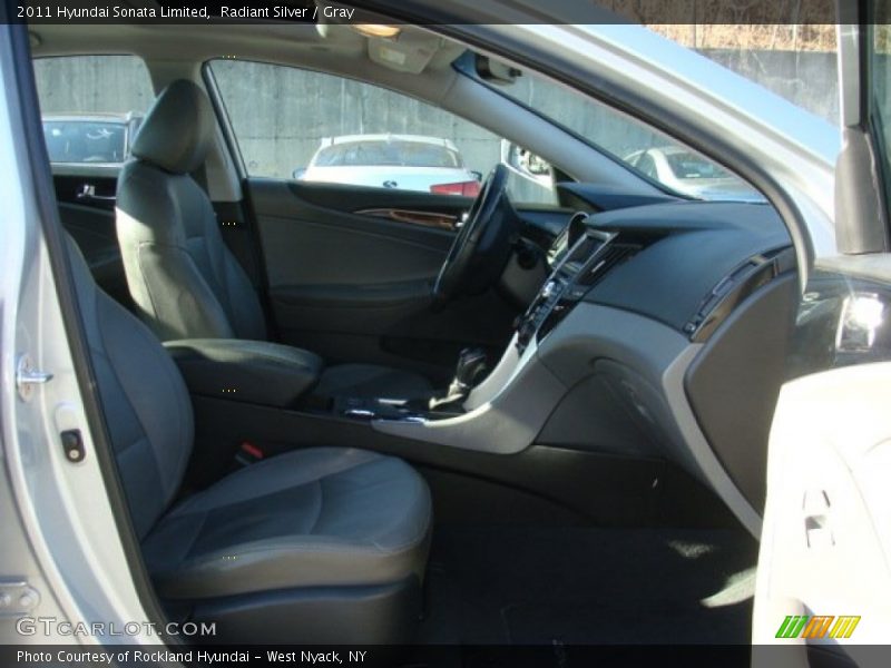 Radiant Silver / Gray 2011 Hyundai Sonata Limited