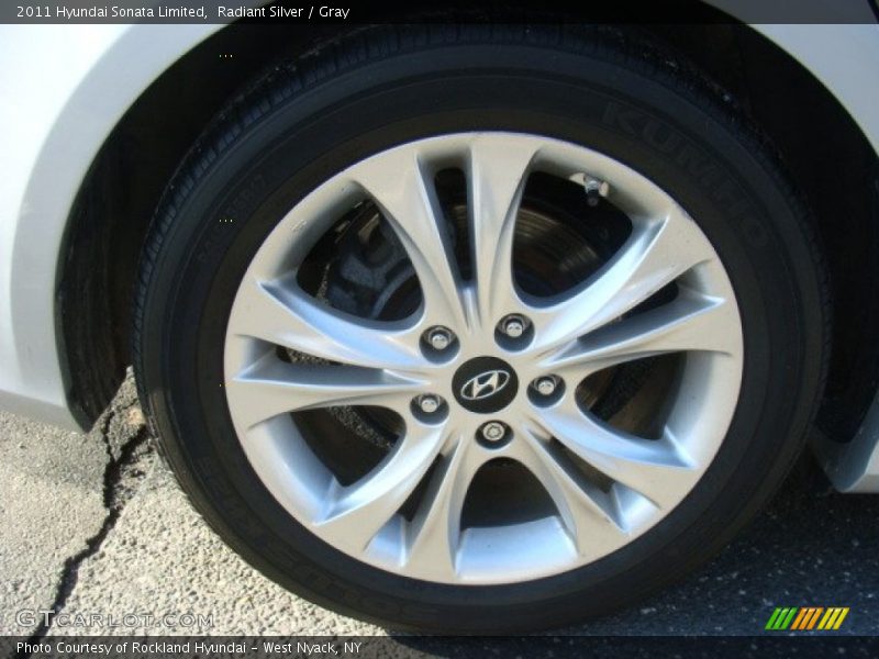 Radiant Silver / Gray 2011 Hyundai Sonata Limited