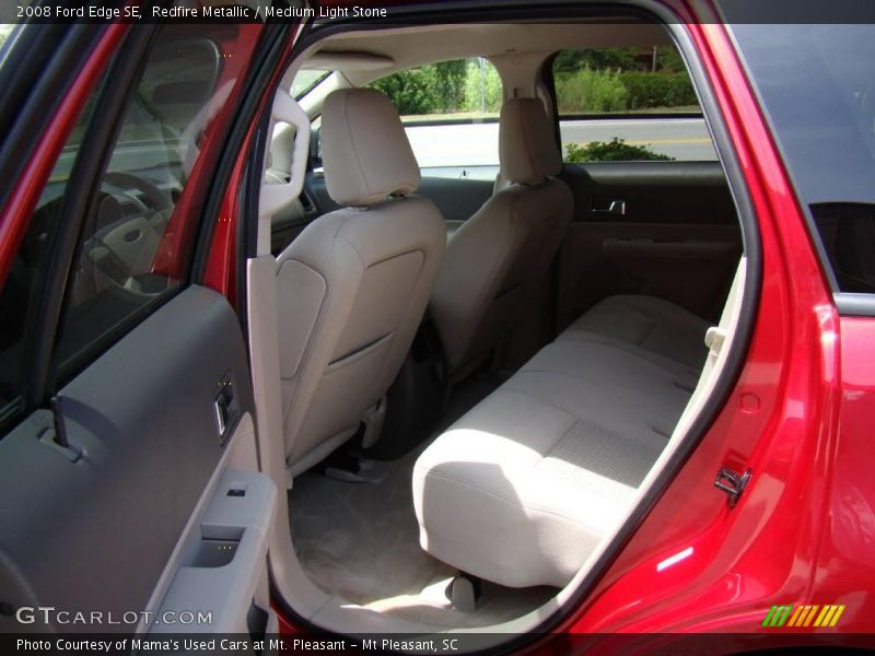 Redfire Metallic / Medium Light Stone 2008 Ford Edge SE