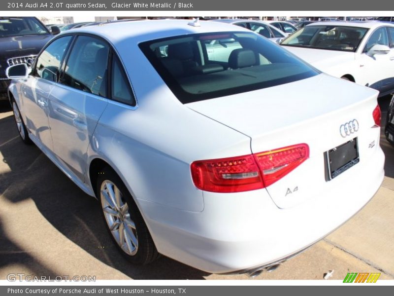 Glacier White Metallic / Black 2014 Audi A4 2.0T quattro Sedan