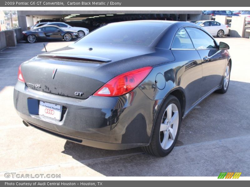 Carbon Black Metallic / Ebony 2009 Pontiac G6 GT Convertible
