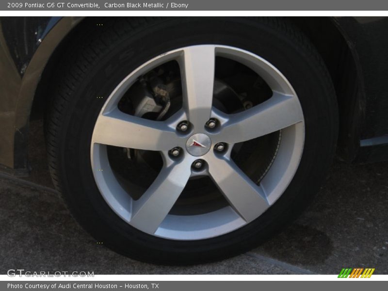 Carbon Black Metallic / Ebony 2009 Pontiac G6 GT Convertible