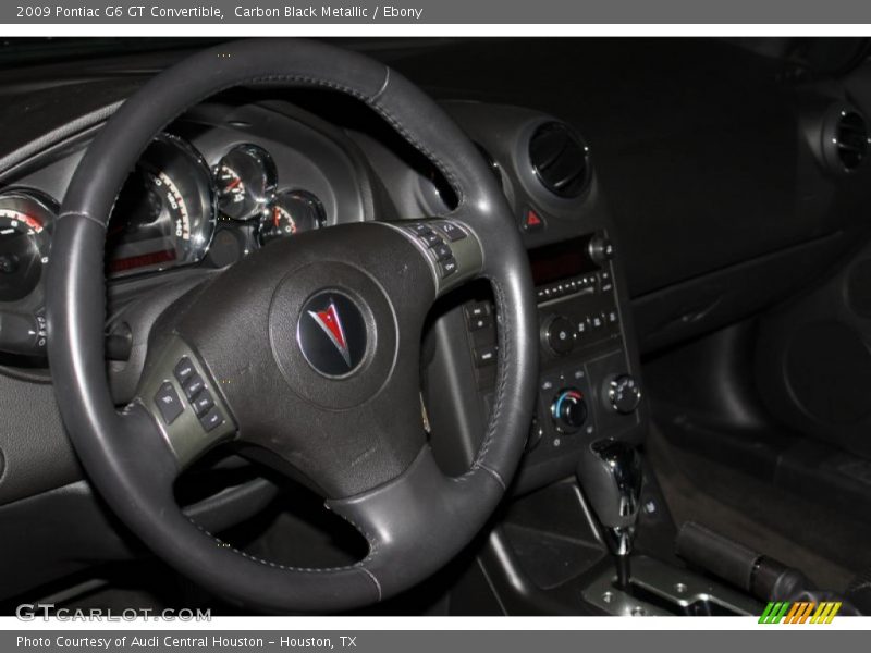Carbon Black Metallic / Ebony 2009 Pontiac G6 GT Convertible