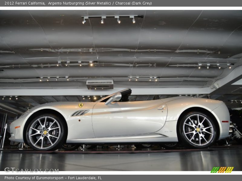 Argento Nurburgring (Silver Metallic) / Charcoal (Dark Grey) 2012 Ferrari California