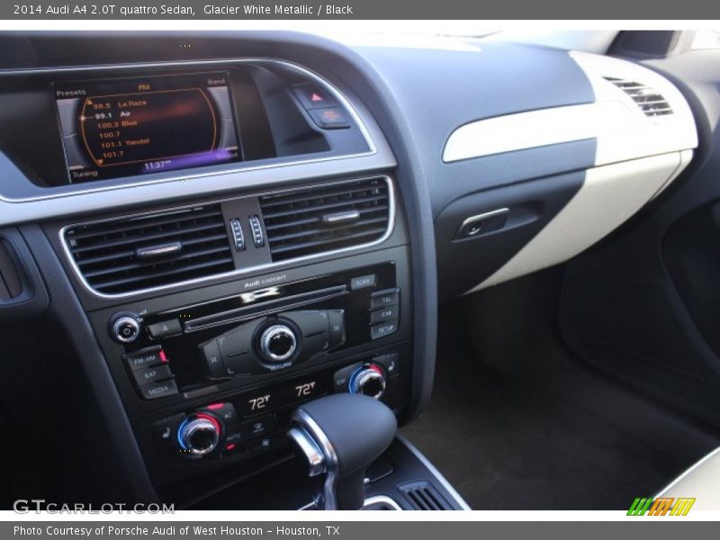 Glacier White Metallic / Black 2014 Audi A4 2.0T quattro Sedan