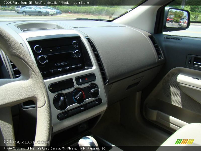 Redfire Metallic / Medium Light Stone 2008 Ford Edge SE