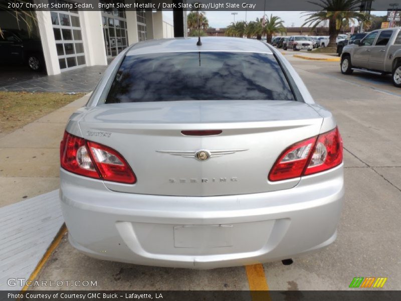 Bright Silver Metallic / Dark Slate Gray/Light Slate Gray 2007 Chrysler Sebring Sedan