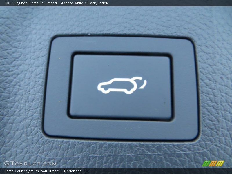 Monaco White / Black/Saddle 2014 Hyundai Santa Fe Limited