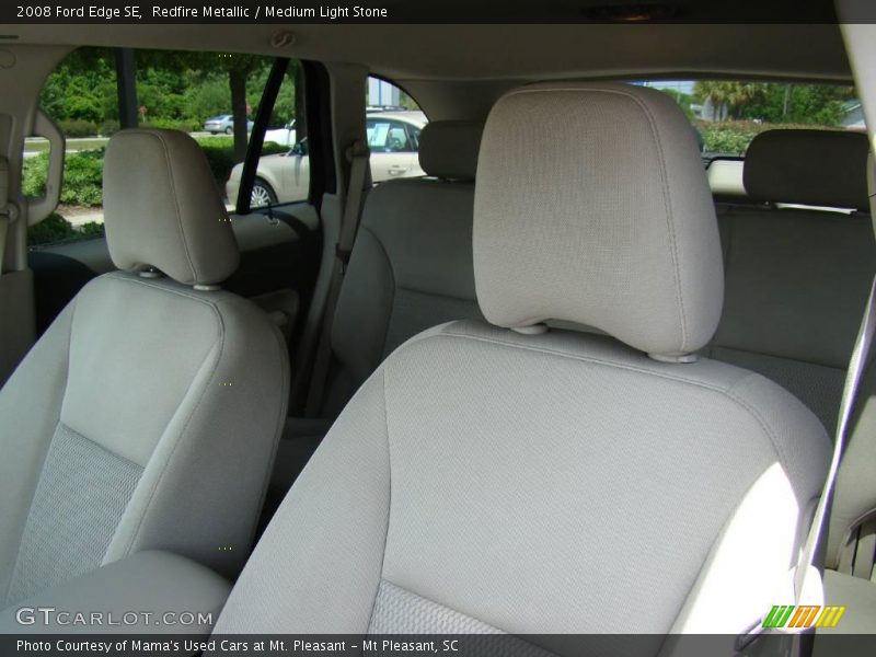 Redfire Metallic / Medium Light Stone 2008 Ford Edge SE