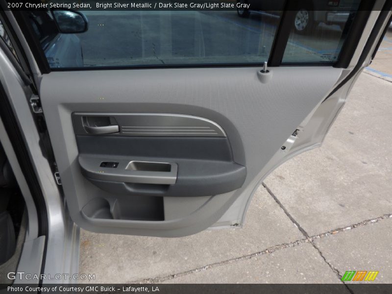 Bright Silver Metallic / Dark Slate Gray/Light Slate Gray 2007 Chrysler Sebring Sedan