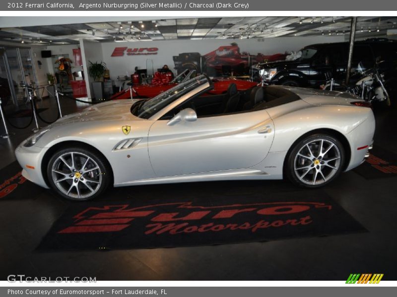 Argento Nurburgring (Silver Metallic) / Charcoal (Dark Grey) 2012 Ferrari California