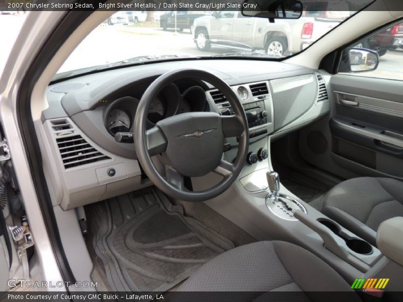Bright Silver Metallic / Dark Slate Gray/Light Slate Gray 2007 Chrysler Sebring Sedan