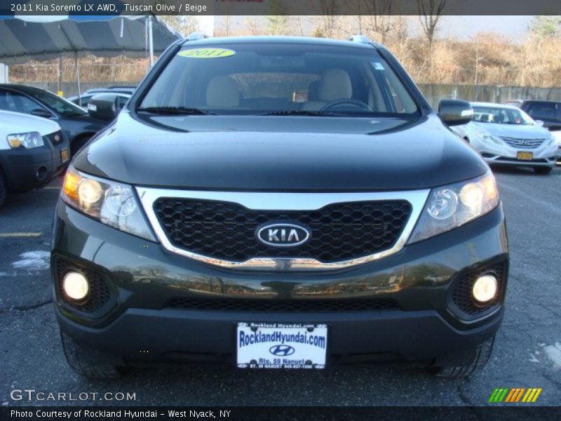Tuscan Olive / Beige 2011 Kia Sorento LX AWD