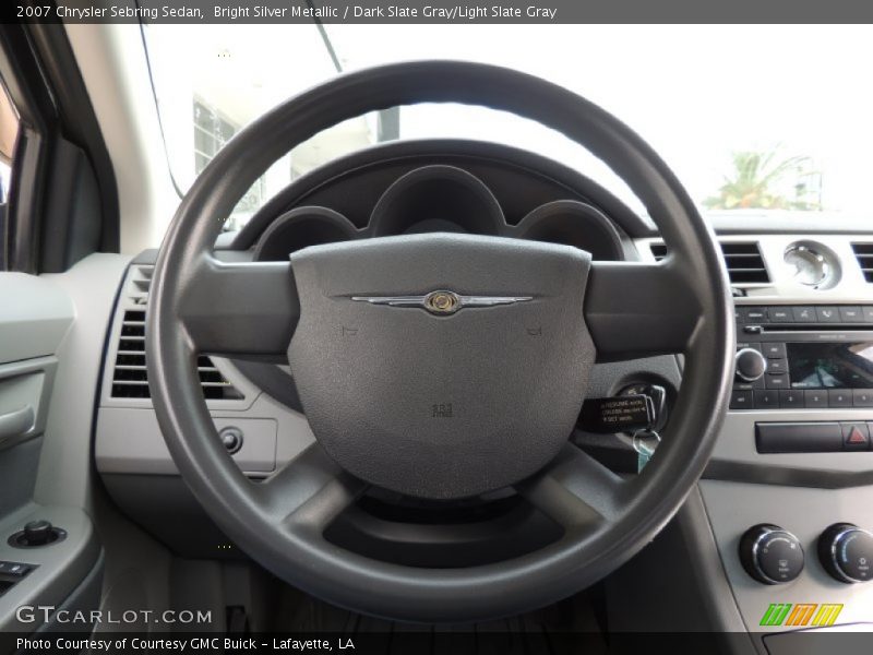 Bright Silver Metallic / Dark Slate Gray/Light Slate Gray 2007 Chrysler Sebring Sedan